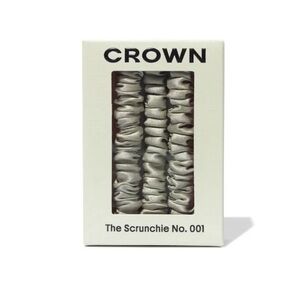 Crown Affair The Silk Scrunchie No. 001 Set